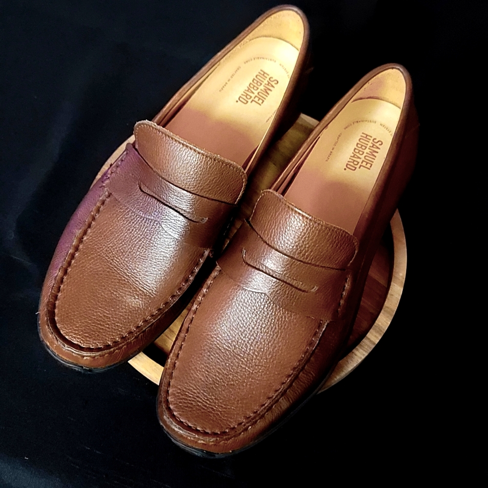 Samuel Hubbard Free Spirit for Him Men's Leather Drivers shoes